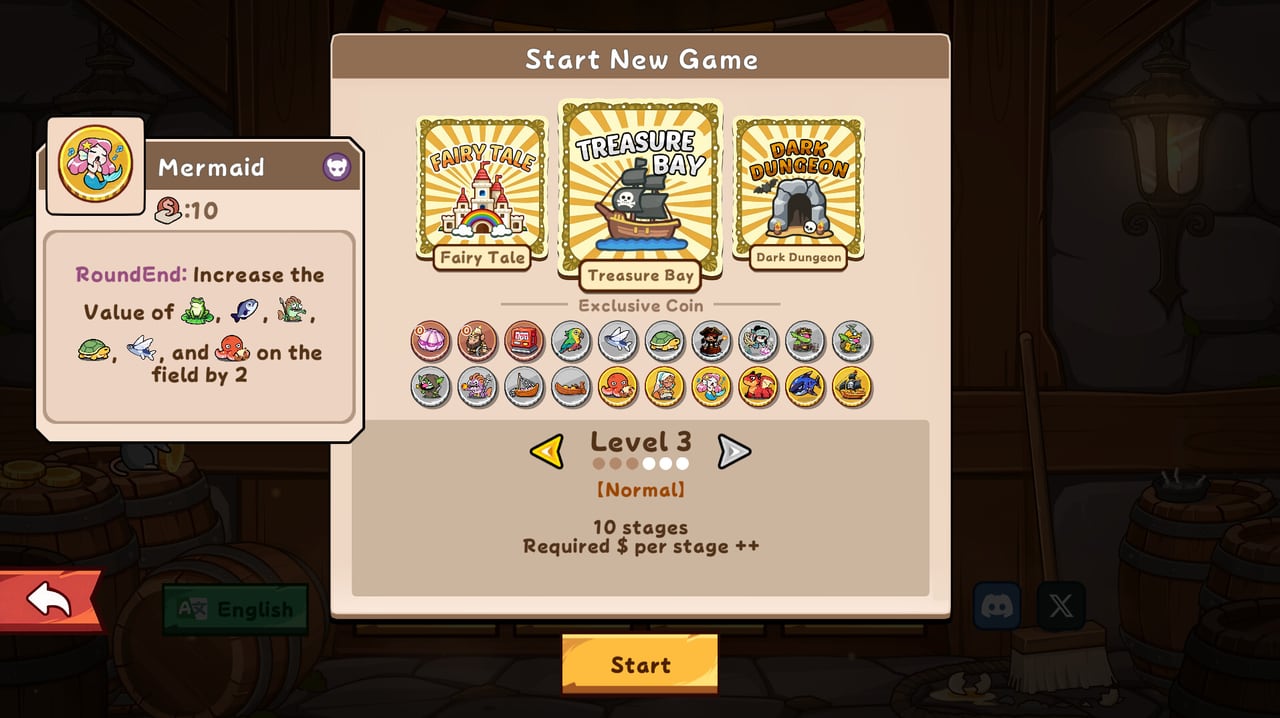 Coin Tavern shop and relic choices
